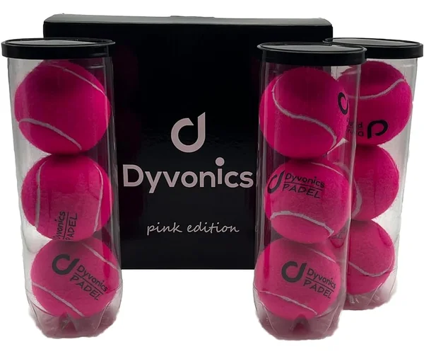 Lot de 3 paquets de balles de padel Dyvonics