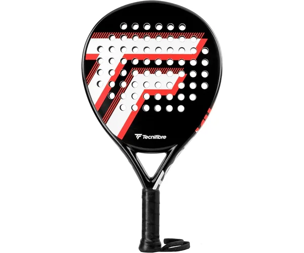 Raquette de padel Tecnifibre Wall Master noire et rouge