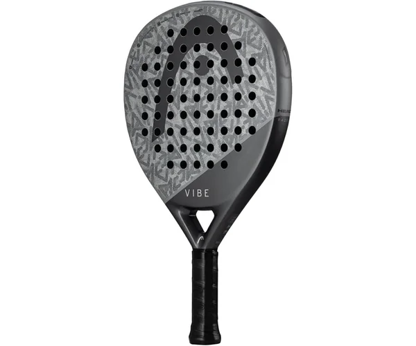 Raquette de padel Head Vibe 2025, goutte d'eau grise, contrôle