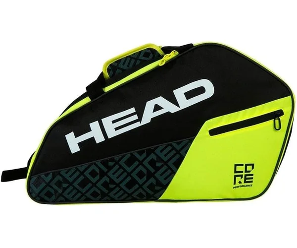Sac de padel paletero Head Core Combi noir et jaune